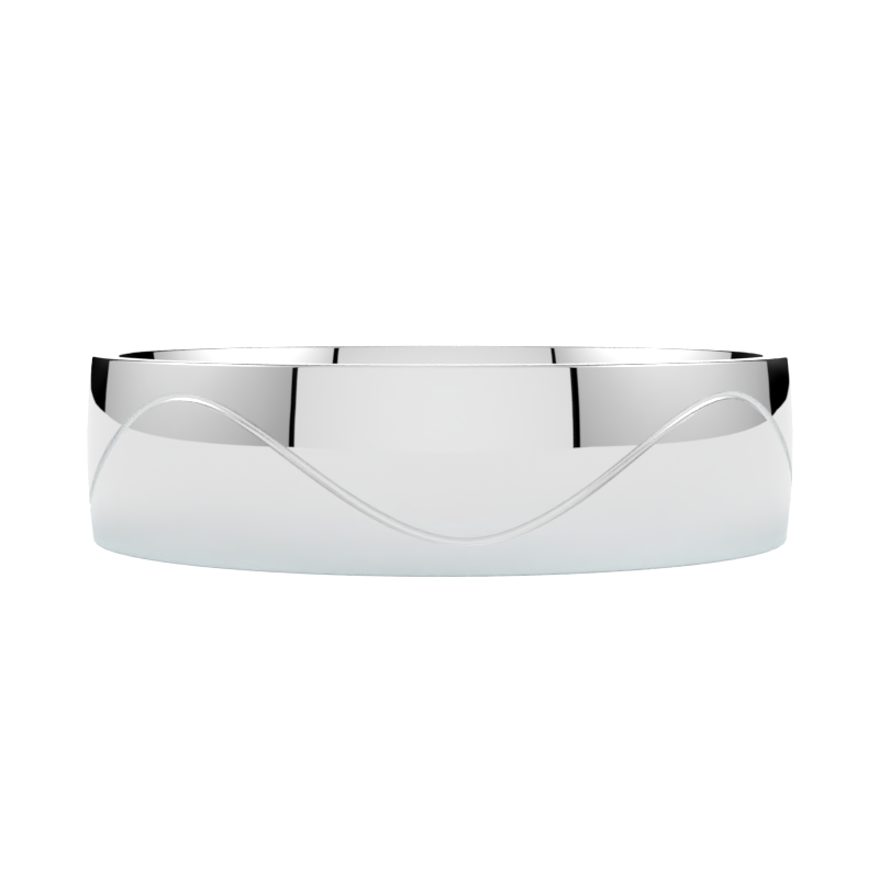 minimalistyczne złote obrączki ślubne z falą białe złoto